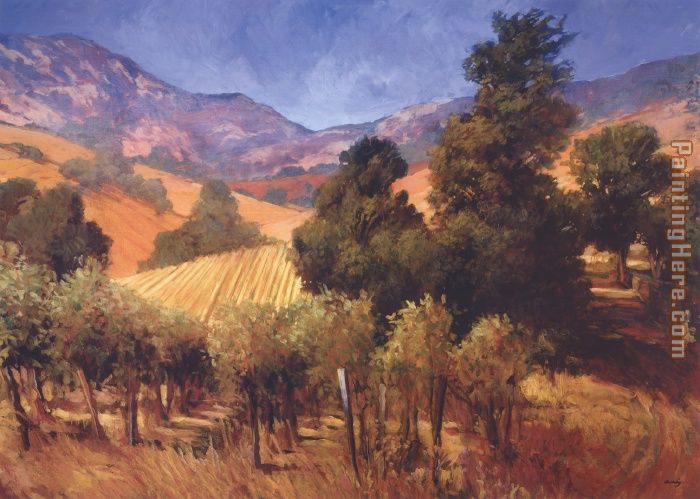 Southern Vineyard Hills painting - Philip Craig Southern Vineyard Hills art painting
